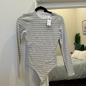 A&F long sleeve bodysuit